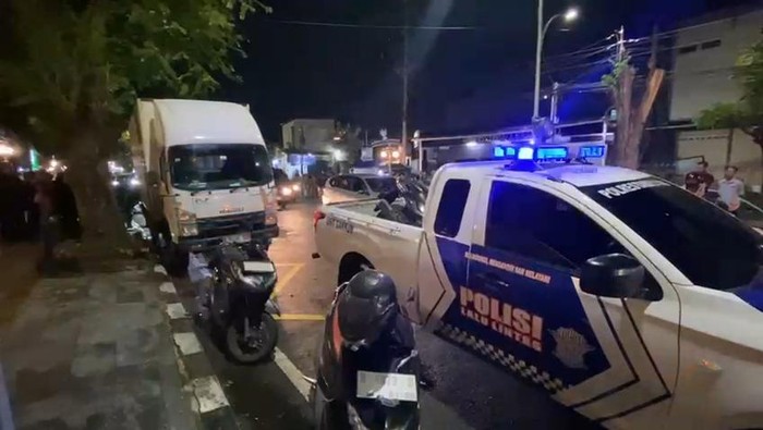 Kecelakaan di Jalan Indraprasta, Kecamatan Semarang Tengah, Kota Semarang, Rabu (21/1/2026). Seorang pemotor tewas terlindas truk.