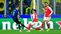 Babak I: Arsenal Ungguli Inter 2-1