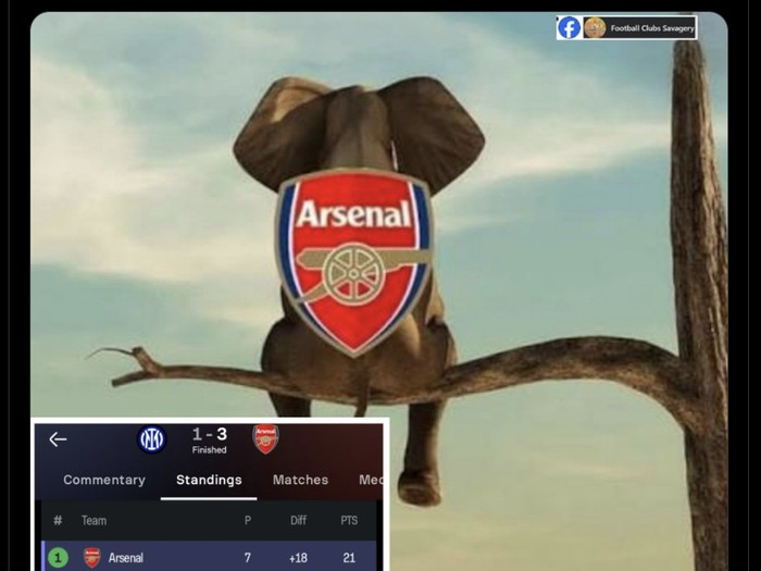 Meme Arsenal di Puncak