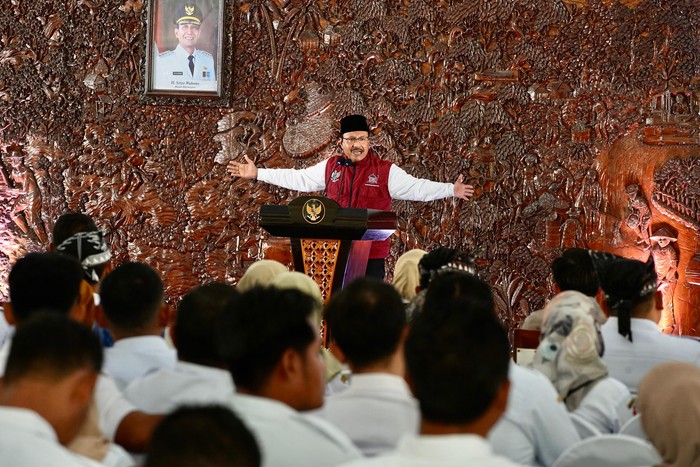 Mensos Serukan Jihad Data ke Kades dan Pilar Sosial di Bojonegoro