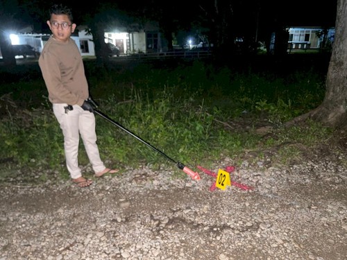Polres Belu olah TKP wanita tembak burung hantu di Belu. (Dok Humas Polda NTT)