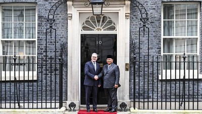 Prabowo Temui PM Inggris Keir Starmer