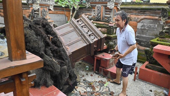 Puting Beliung Terjang Denpasar, Puluhan Rumah dan Tempat Ibadah Rusak