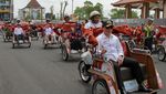 Sidoarjo Terima Bantuan 200 Becak Listrik dari Presiden