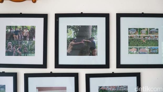 Suasana Taman Hutan Raya (Tahura) Pancoran Mas di Kota Depok, Jawa Barat, Rabu (21/1/2026), yang tetap asri meski berada di tengah kawasan permukiman padat.