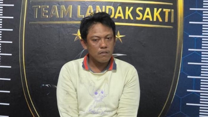 Tampang Maas Sobirin, tersangka spesialis penggelapan di Musi Rawas ditangkap