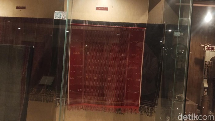 Ulos Ragi Pakko di Museum Negeri Sumut (Siti Asyaroh/detikSumut)