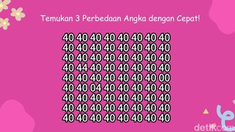 Sekilas Sama Persis! Temukan Objek yang Berbeda di Gambar Ini