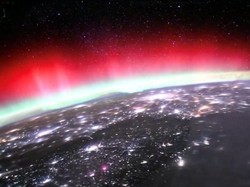 Aurora Borealis Terlihat Indah dari Luar Angkasa