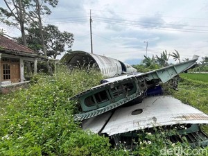 Ini Pemilik Bangkai Pesawat Misterius di Halaman Rumah Kosong Mojokerto