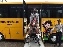 Bus Sekolah Ramah Disabilitas Mulai Beroperasi di Jakarta