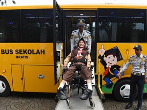Video: Jakarta Punya 37 Bus Sekolah Khusus Anak Disabilitas, Layani 10 Rute