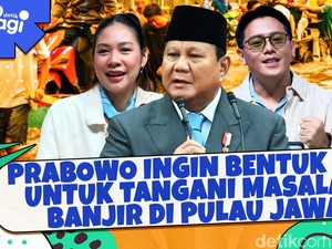 Prabowo Ingin Bentuk Tim untuk Tangani Masalah Banjir di Pulau Jawa