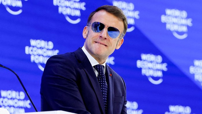 Presiden Prancis Emmanuel Macron (dok. REUTERS/Denis Balibouse)