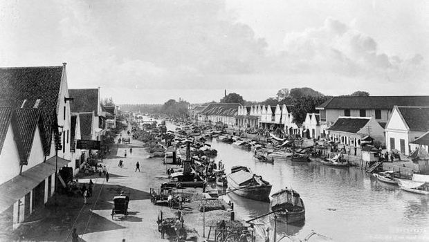 Visual Kali Mas Surabaya pada masa Hindia Belanda