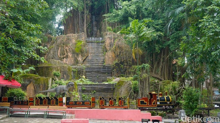 Kereta Hutan di Kebun Binatang Surabaya
