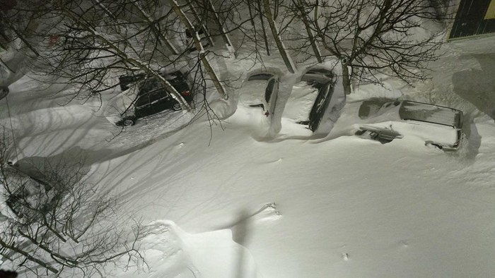 Kondisi Kota Kamchatka, Rusia yang dikepung salju tebal hingga setinggi 2-5 meter