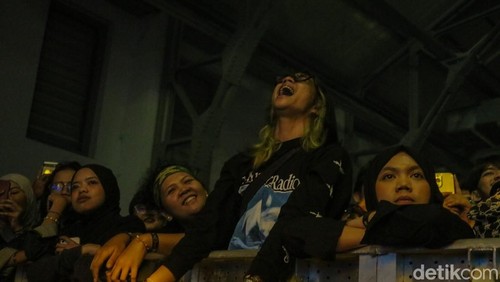 Suasana Lintas Resonan Jakarta di Pos Bloc, Jakarta, Kamis (22/1/2026), yang menjadi kota terakhir dalam rangkaian gelaran musik Portura lintas genre.