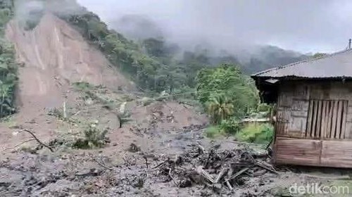 Longsor di Manggarai Timur, NTT, Kamis (22/1/2026).