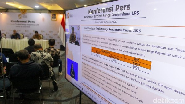 LPS Pertahankan Tingkat Bunga Penjaminan Awal 2026