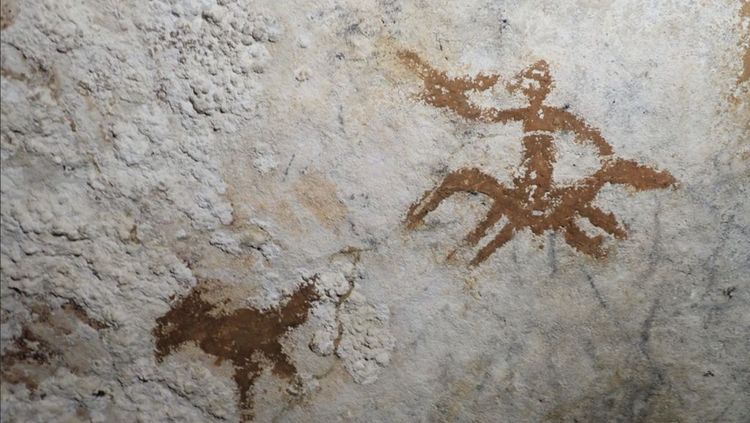 Potret Seni Cadas Tertua Sejagat di Leang Metanduno, Pulau Muna