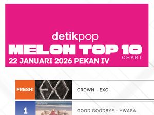 Crown EXO Debut di Chart Melon Top 100