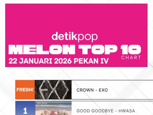 Crown EXO Debut di Chart Melon Top 100