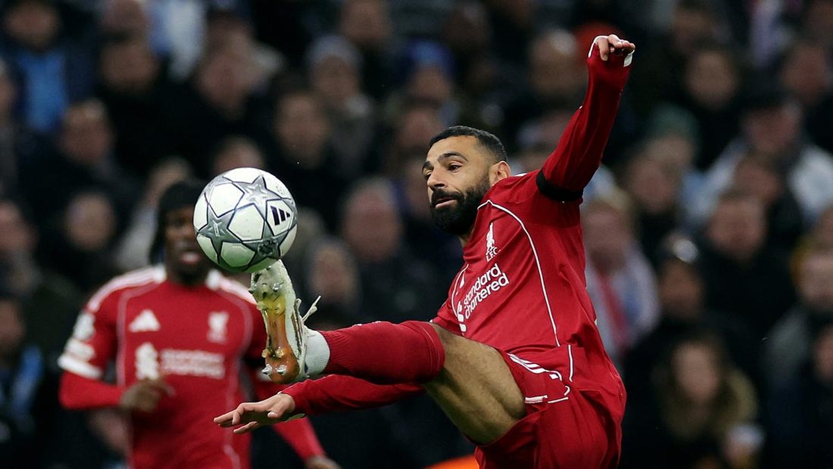 Mohamed Salah sudah comeback ke Liverpool usai bela Timnas Mesir di Piala Afrika 2025. (REUTERS/ALEXANDRE DIMOU)