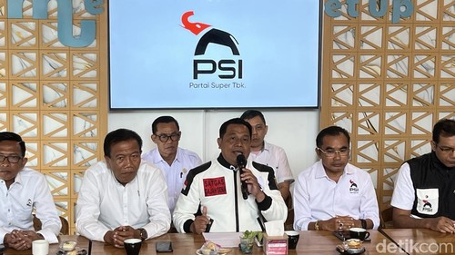 Pengurus DPW PSI Bali dan DPD PSI se-Bali konferensi pers persiapan pelantikan dan rakorwil di Badung, Kamis (22/1/2026).