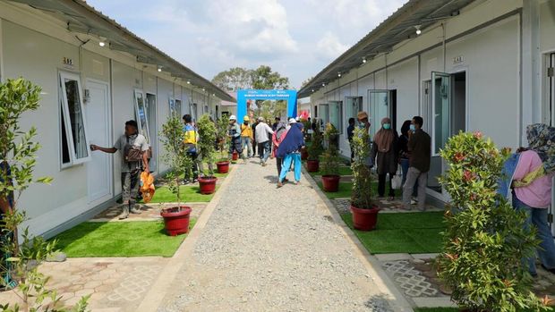 Peresmian Huntara di Kabupaten Aceh Tamiang