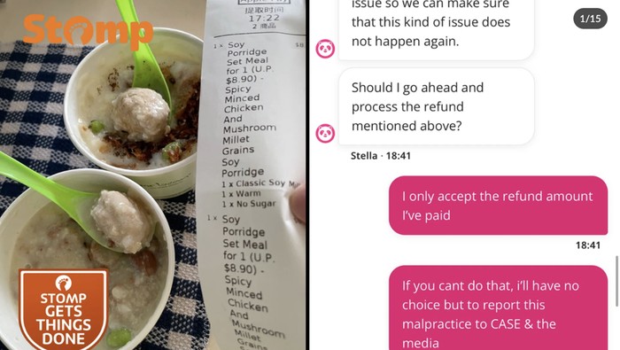 Pesanan Makan Salah, Pelanggan Ini Kesal Tak Dapat Refund Penuh!
