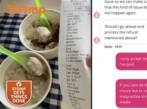 Pesanan Makan Salah, Pelanggan Ini Kesal Tak Dapat Refund Penuh!