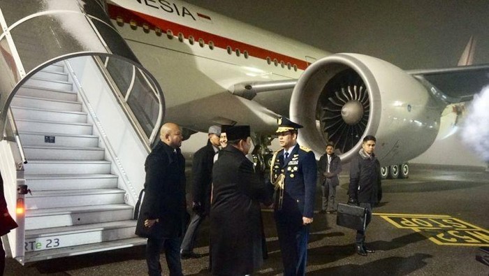 Prabowo Tiba di Swiss, Akan Hadiri Forum Ekonomi Dunia