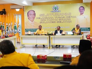 162 Kader Jadi Plt Pengurus Golkar Sulsel, RP Sekretaris-Andi Ina Bendahara
