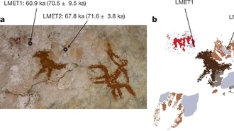 Lukisan Tangan Tertua Berusia 67.800 Tahun Ditemukan di Sulawesi