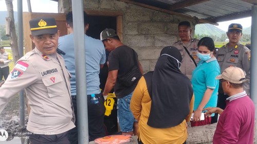 Seorang pria berinisial MM (31) di Kabupaten Sikka, Nusa Tenggara Timur (NTT), tewas tersengat listrik, Kamis (22/1/2025). (Polres Sikka)
