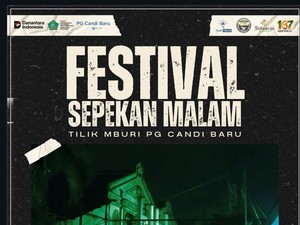 Sambut HUT Sidoarjo, Warga Bisa Susuri PG Candi Baru Saat Malam Hari