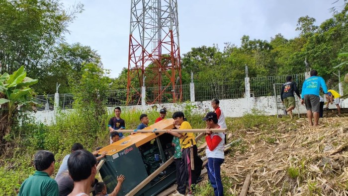 Tower BTS di Long Pujungan. (Istimewa)