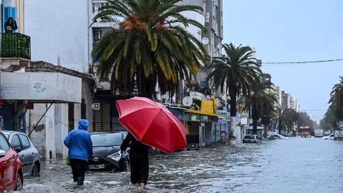 5 Orang Tewas Akibat Banjir di Tunisia