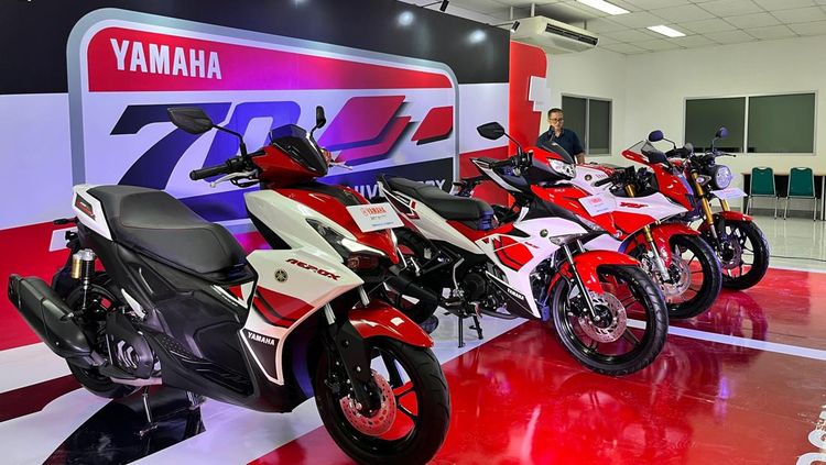 Ini Tampang Livery Yamaha Edisi Anniversary 70 Tahun, Ganteng Gak Sih?