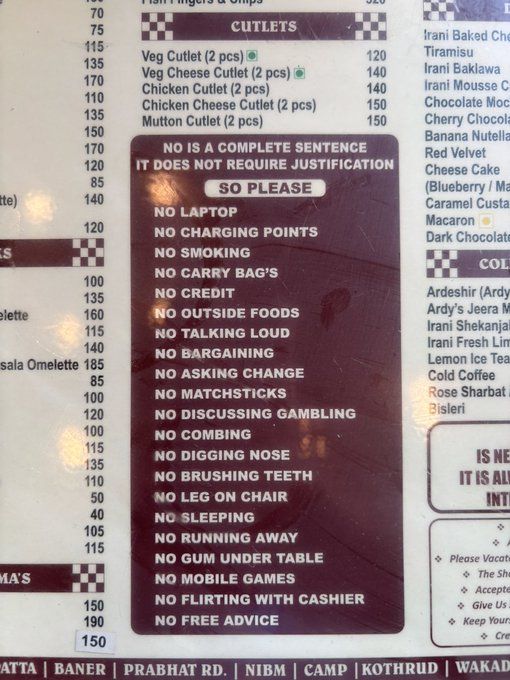 Aturan Makan Paling Aneh di Restoran yang Pernah Bikin Heboh