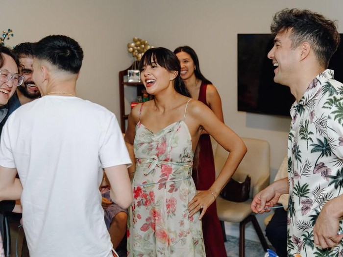 Aurelie Moeremans gelar baby shower Jumat (23/1/2026).
