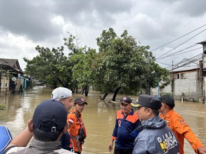 Banjir di Kranji Bekasi, 80 Warga Mengungsi
