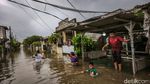 Banjir Masih Rendam Perumahan Mutiara Indah di Tambun Utara