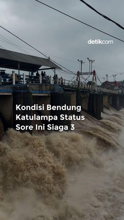 Video: Bendung Katulampa Siaga 3 Sore Ini