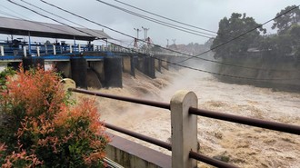 Puncak Bogor Hujan Deras, Bendung Katulampa Siaga 3 Siang Ini