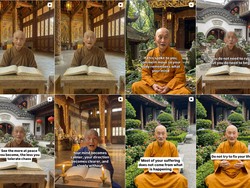 Jutaan Follower Tertipu, Biksu Ini Ternyata AI Buatan Pria Israel