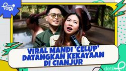 Video: Viral Mandi Celup Datangkan Kekayaan di Cianjur