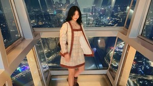 Fuji mengaku, menurut fengshui, jodoh bagusnya tiga tahun lagi. Foto: Instagram Fuji