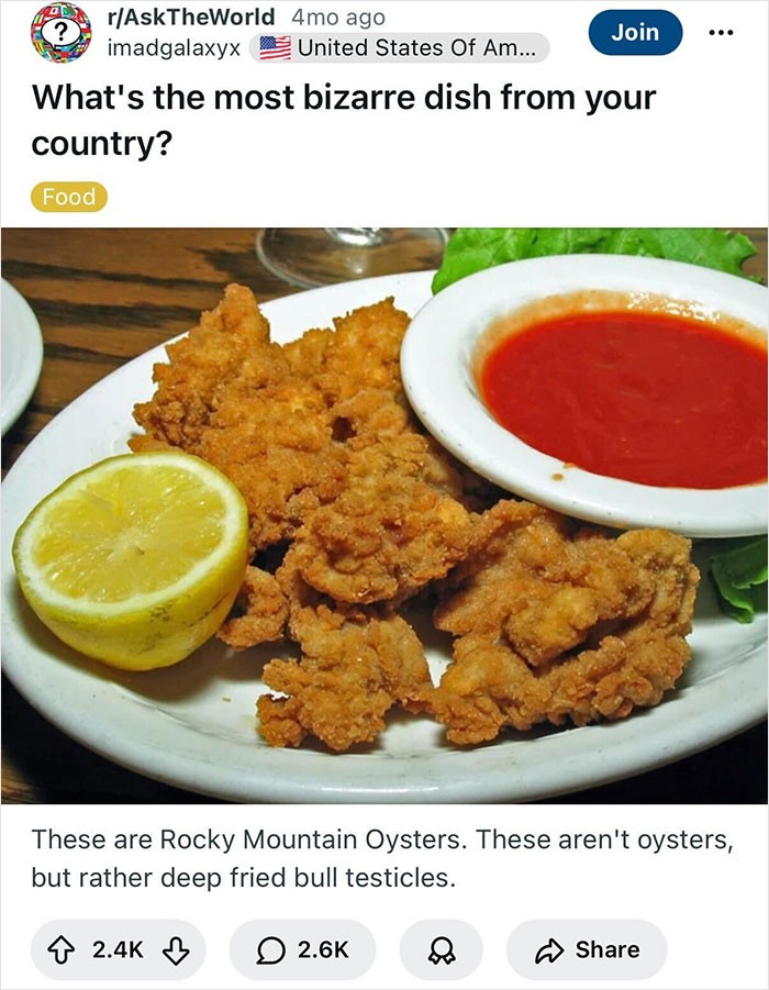 Hidangan Nasional Paling Aneh dari Berbagai Negara